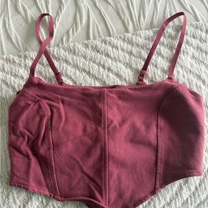 ALO Yoga Mauve Bra Top